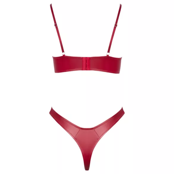 Cottelli Party - conjunto de sujetador brillante - rojo