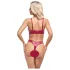 Cottelli Party - conjunto de sujetador brillante - rojo - 80B/M