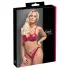 Cottelli Party - conjunto de sujetador brillante - rojo - 80B/M