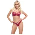 Cottelli Party - conjunto de sujetador brillante - rojo - 85B/L