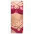 Cottelli Party - conjunto de sujetador brillante - rojo - 85B/L