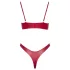 Cottelli Party - conjunto de sujetador brillante - rojo - 85B/L