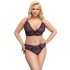 Cottelli Tallas Grandes - Conjunto lila traslúcido con diseño