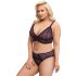 Cottelli Tallas Grandes - Conjunto lila traslúcido con diseño