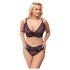 Cottelli Tallas Grandes - Conjunto lila traslúcido con diseño - 2XL