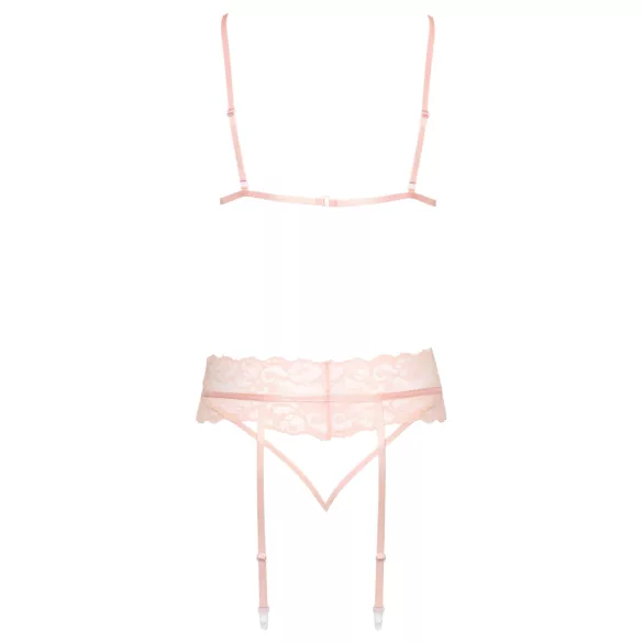 Kissable - conjunto de lencería de encaje - rosa - L/XL