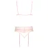 Kissable - conjunto de lencería de encaje - rosa - L/XL