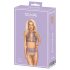 Beso irresistible - Conjunto lencería de encaje (morado)