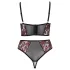 Cottelli Plus Size - conjunto de sujetador ajustable (rojo) - 90C/XL