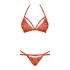 Obsessive - conjunto lencería con tirantes - encaje rojo - L/XL