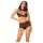 Conjunto Transparente Estampado Obsessive Elizenes (Negro)