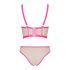 Conjunto de sujetador Nudelia Obsessive (natural-rosa) - Talla S/M