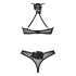 Set de sujetador Obsessive Latinesa - negro - M/L