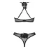 Obsessive - conjunto de lencería - sujetador y tanga - encaje negro - XL/XXL