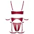 Cottelli Bondage - Conjunto rojo brillante y esposas - M
