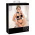 Abierta Fina - conjunto lencería abierta con cadenas - negro