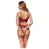 Cottelli Bondage - conjunto de sujetador cruzado - rojo - L