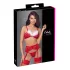 Cottelli - conjunto de sujetador navideño con encaje - rojo