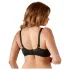 Cottelli Plus Size - sujetador realzador - talla grande - negro - 90D