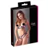 Cottelli - conjunto lencería sujetador push up rayas - 80B/M