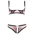 Cottelli - conjunto lencería sujetador push up rayas - 80B/M