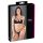 Cottelli - Sujetador anillos con tanga (negro) - 85C/L