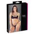 Cottelli - Sujetador anillos con tanga (negro) - 85C/L