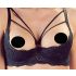 Cottelli - Sujetador anillos con tanga (negro) - 85C/L
