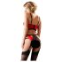 Abierta Fina - conjunto elevador de pecho con aros (rojo) - 85B/L