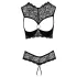 Cottelli - conjunto lencería sujetador abierto - negro - 85B/L