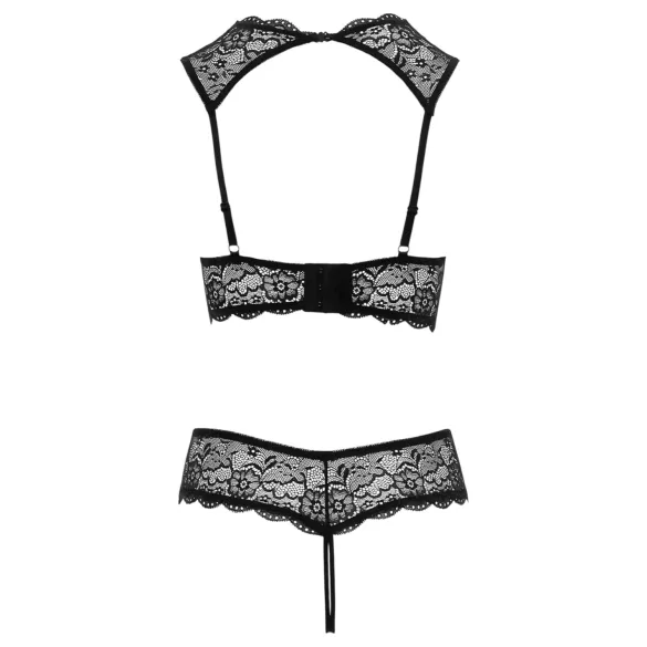 Cottelli - conjunto lencería sujetador abierto - negro - 85B/L