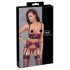 Cottelli Bondage - Elevador rojo de encaje mate - XL