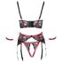 Cottelli Bondage - Elevador rojo de encaje mate - XL