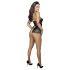 Cottelli Bondage - Conjunto Brillante y Esposas (Negro) - L