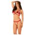 Obsessive Rubinesa - conjunto lencería sexy - encaje rojo