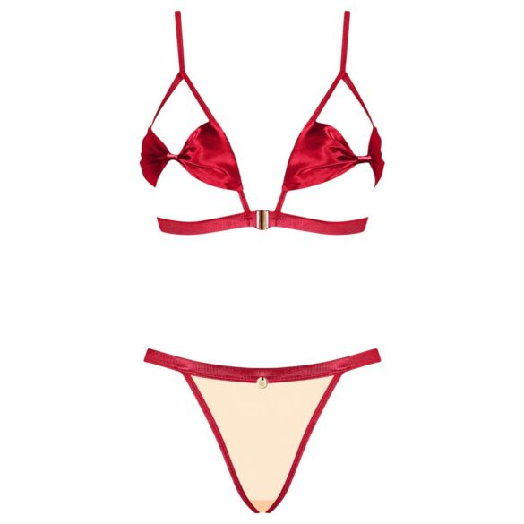 Obsessive Rubinesa - conjunto lencería sexy - encaje rojo