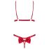 Obsessive Rubinesa - conjunto lencería sexy - encaje rojo