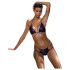 Obsessive Balitta - bikini brillante de cuello halter (lila) - M