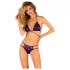 Obsessive Balitta - brillante bikini con cuello (lila) - L