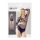 NO:XQSE - Blusa de malla para mujer - negro (S-L)