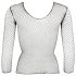 NO:XQSE - Blusa de malla para mujer - negro (S-L)