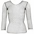 NO:XQSE - Blusa de malla para mujer - negro (S-L)