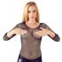 NO:XQSE - Blusa de malla para mujer - negro (S-L)