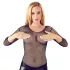 NO:XQSE - Top de red para mujer - negro - talla S-L