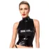 Noir - top brillante con cremallera (negro)
