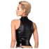Noir - Top Brillante con Cremallera (Negro) - M