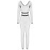 Cottelli - Conjunto de malla manga larga (negro) - Talla S-L