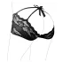 Cottelli - Braguita brasileña de encaje - negro - XL