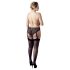 Cottelli Plus Size - braga con liguero de encaje (negro)