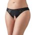 Cottelli Talla Grande - encaje, bragas abiertas (negro) - 3XL